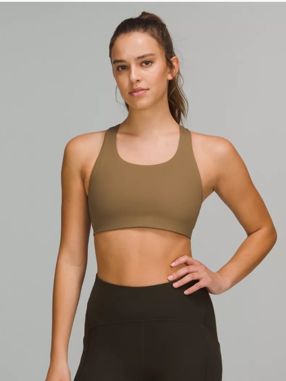 BLACK Lululemon Invigorate Bra High Support Size 4